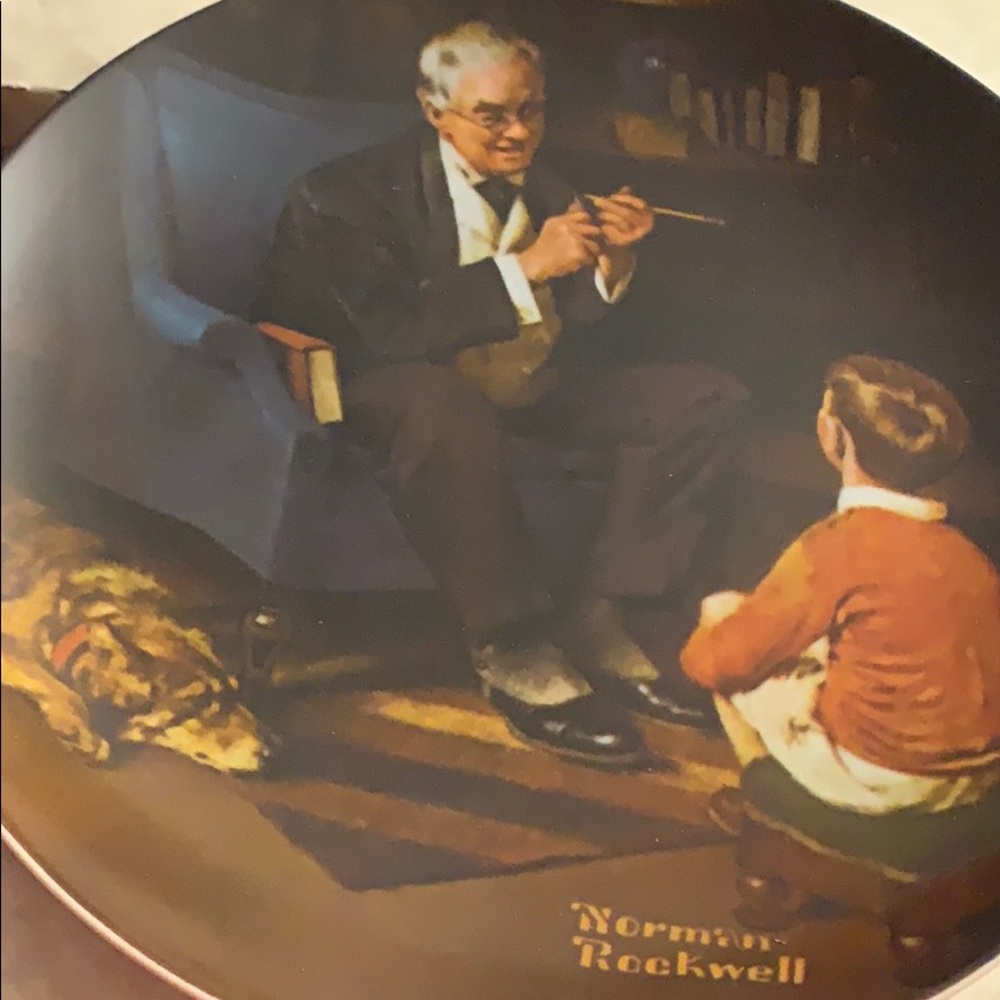 Rockwell Knowles “The Tycoon” Collectible Plate